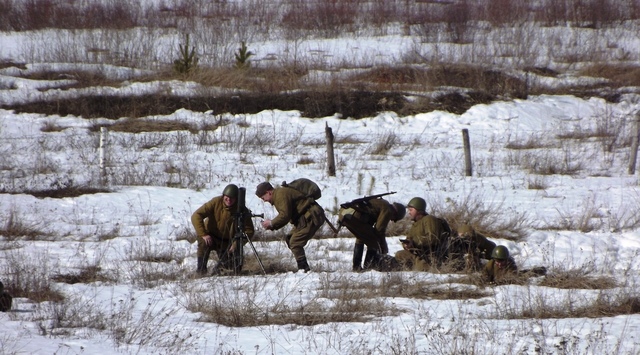 Ковровский район, тактическое поле Н-ской воинской части, манёвры, 23 марта 641479c5