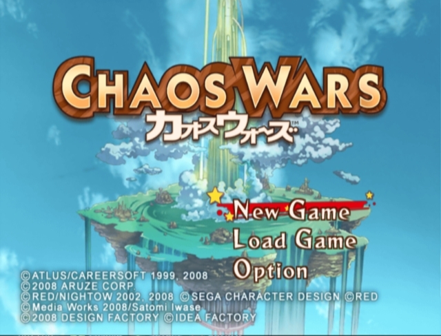 Chaos War Ps2