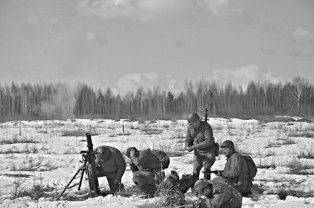 Ковровский район, тактическое поле Н-ской воинской части, манёвры, 23 марта A5ec79c5